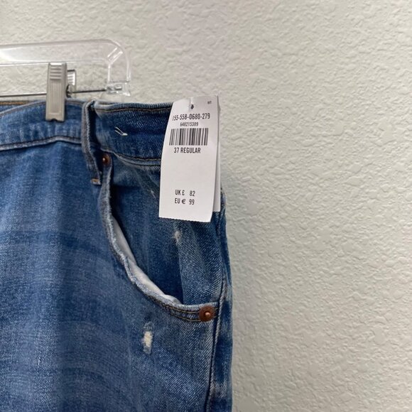 Abercrombie & Fitch Curve Love Ankle Straight Ultra High Rise Jeans Womens 37 - Picture 5 of 6